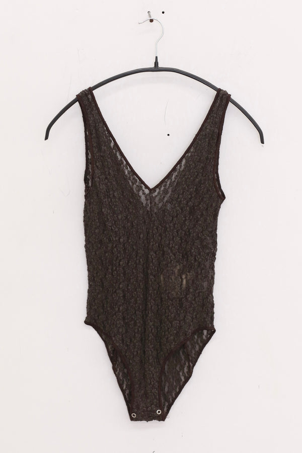 BASERANGE 25 Early Spring Crescent Bodysuit BAS-ONCR-LA-SP25-BLACK